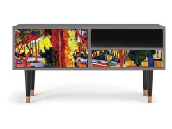 Outlet Mueble de TV - 115х59х48 cm - T3 - The Turning Road, Areia Bege