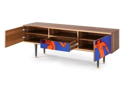 Móvel De Tv| Mueble de TV - 170х59х41 cm - T6 - The Dance by Matisse , Nogueira Castanho