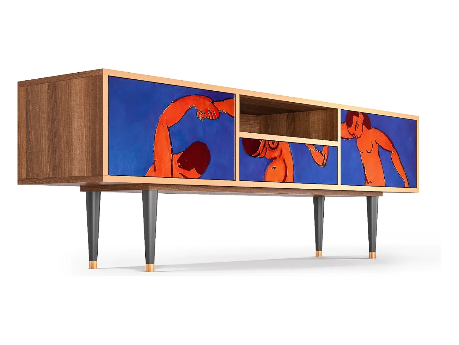 Móvel De Tv| Mueble de TV - 170х59х41 cm - T6 - The Dance by Matisse , Nogueira Castanho