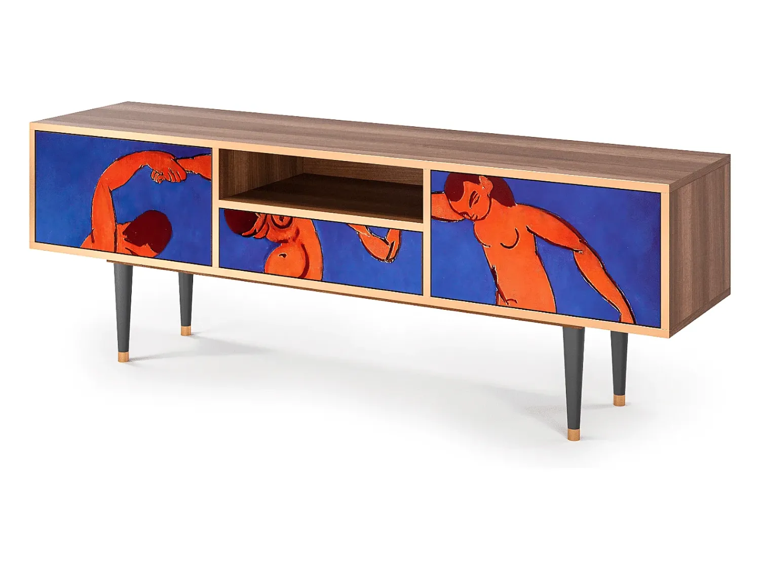 Móvel De Tv| Mueble de TV - 170х59х41 cm - T6 - The Dance by Matisse , Nogueira Castanho