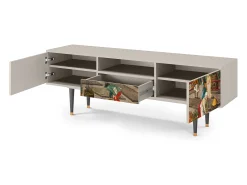 Móvel De Tv| Mueble de TV - 170х59х41 cm - T6 - The Younger - Spring, Areia Bege