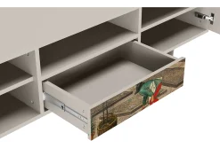 Móvel De Tv| Mueble de TV - 170х59х41 cm - T6 - The Younger - Spring, Areia Bege