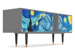 Mueble de TV - 170х69х48 cm - T1 - The Starry Night , Cinza^ Móvel De Tv