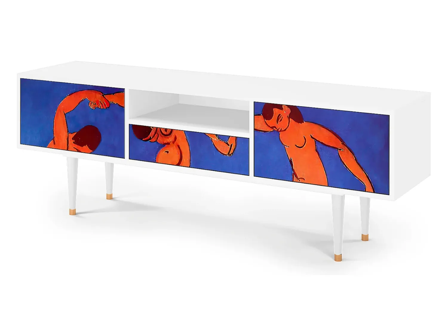 Móvel De Tv| Mueble de TV - 170х59х41 cm - T6 - The Dance by Matisse , Branco Bege