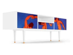 Móvel De Tv| Mueble de TV - 170х59х41 cm - T6 - The Dance by Matisse , Branco Bege