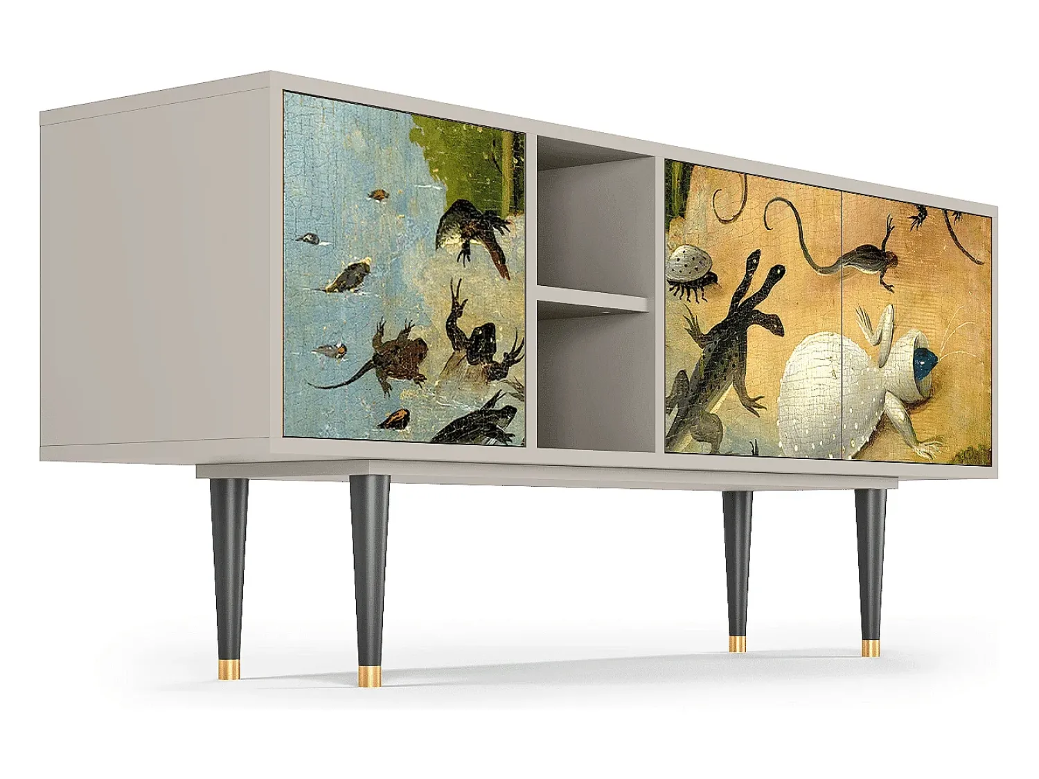 Mueble de TV - 150х69х41 cm - T5 - The Garden by Bosch, Areia^ Móvel De Tv