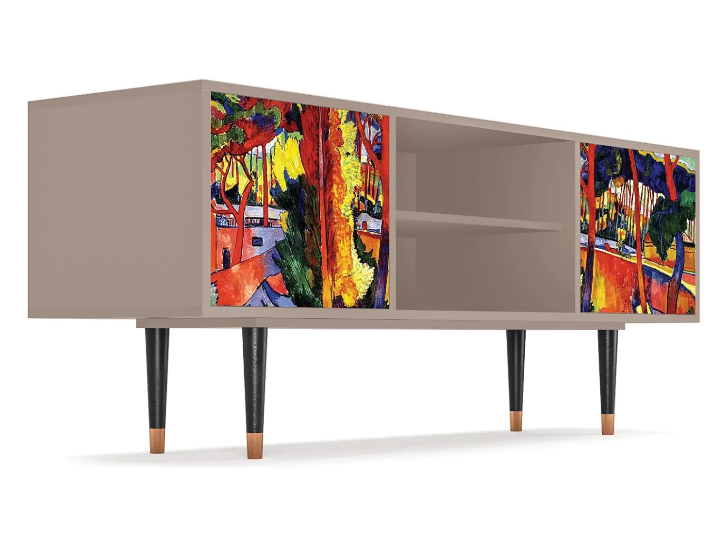 Móvel De Tv* Mueble de TV - 170х69х48 cm - T2 - The Turning Road, Latte Bege