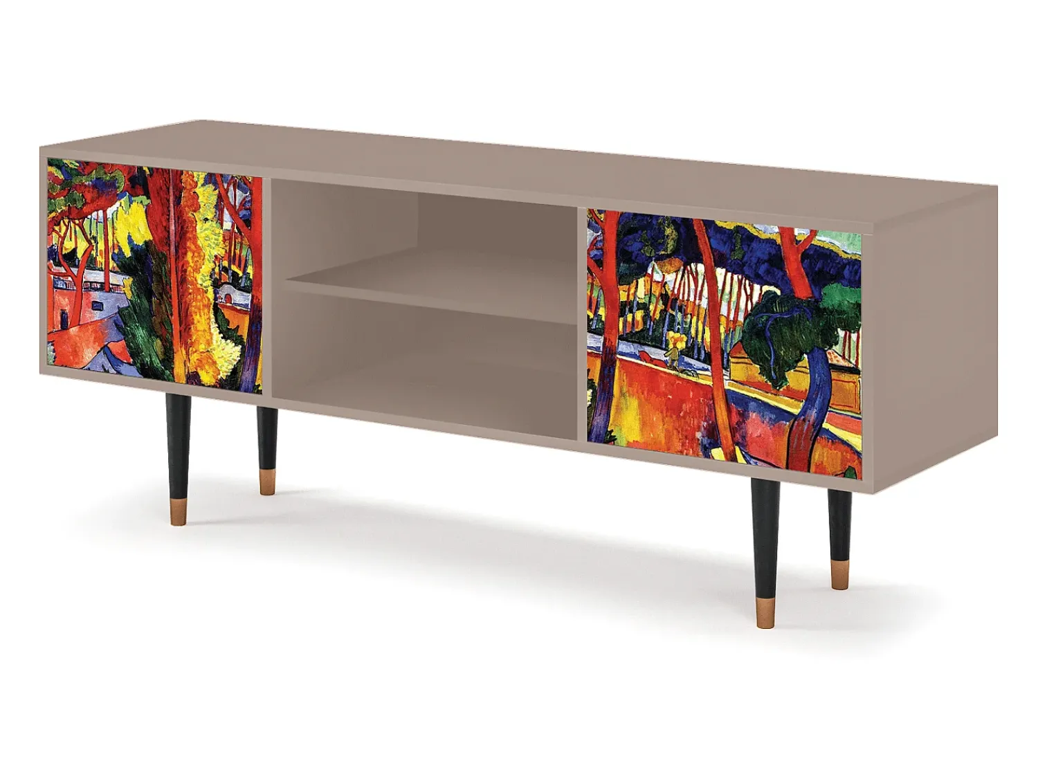 Móvel De Tv* Mueble de TV - 170х69х48 cm - T2 - The Turning Road, Latte Bege