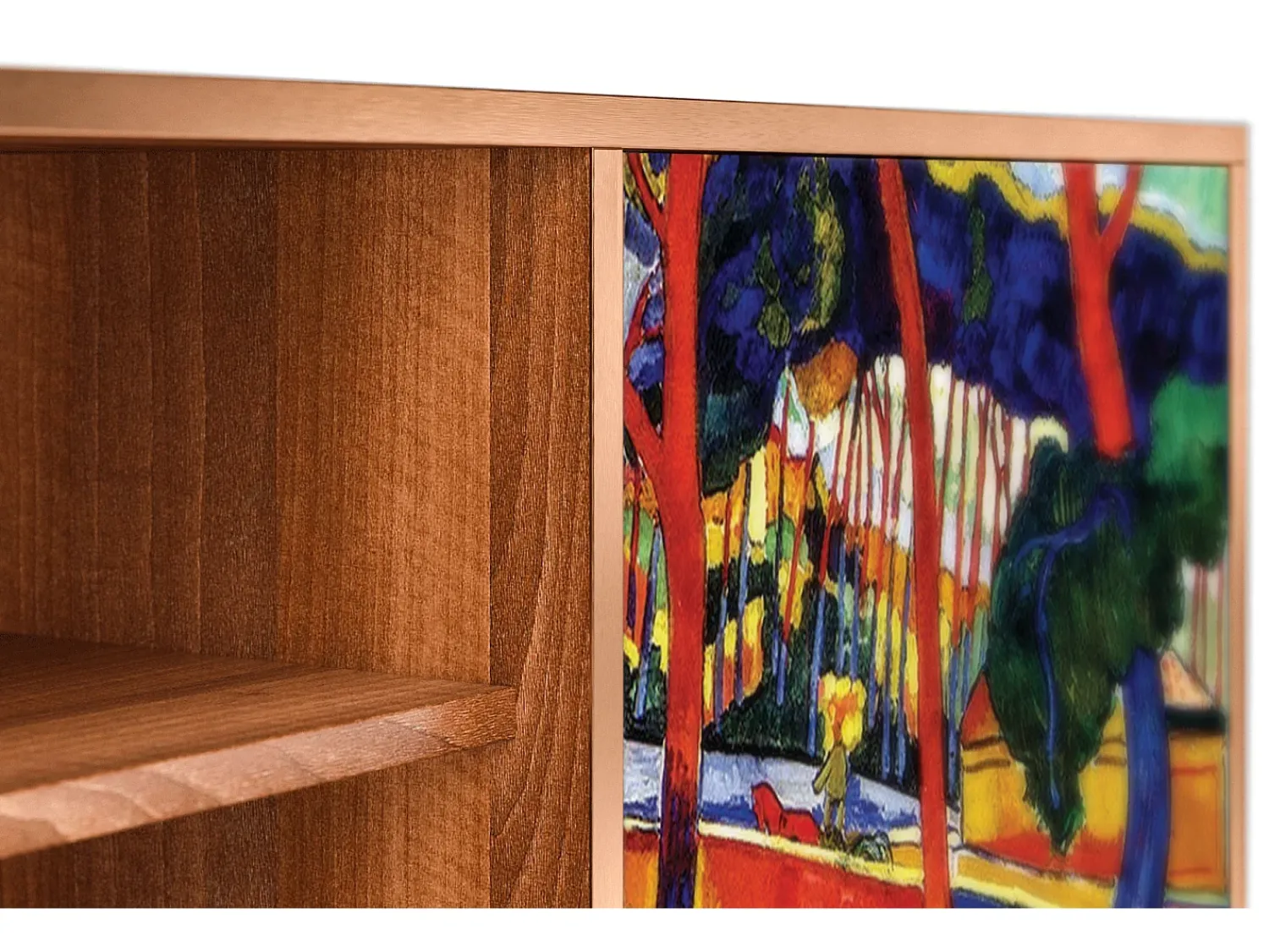 Móvel De Tv| Mueble de TV - 170х69х48 cm - T2 - The Turning Road, Nogueira Castanho