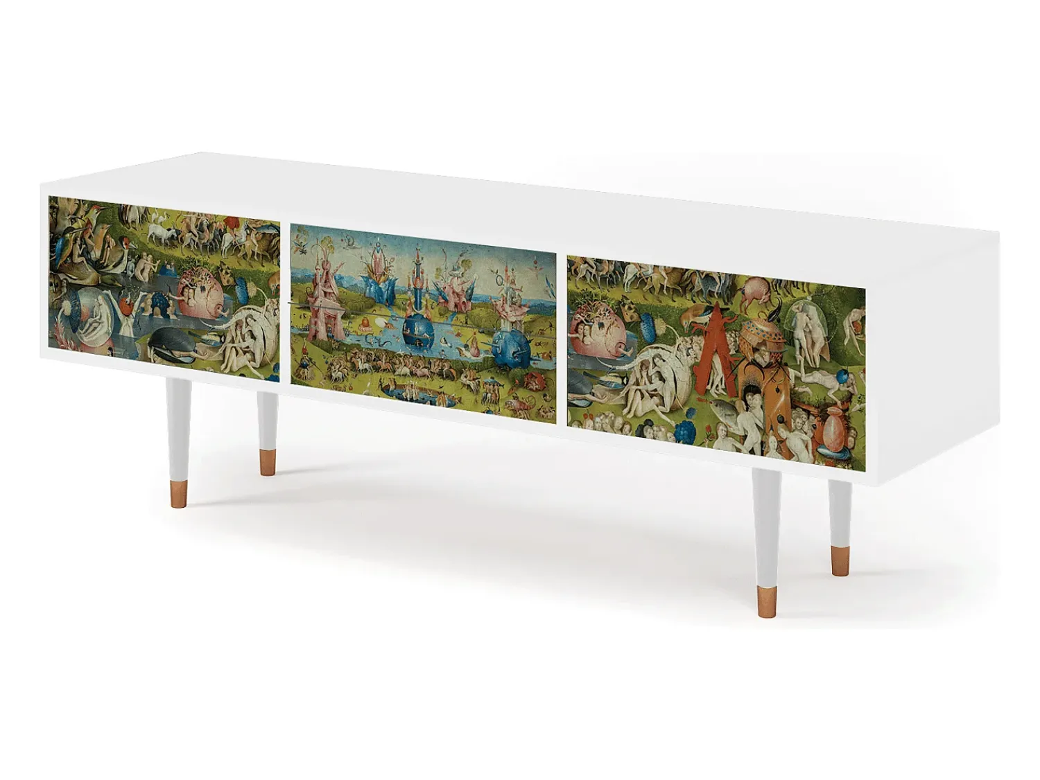 Móvel De Tv* Mueble de TV - 170х59х48 cm - T4 - The Garden 2 by Bosch, Branco Bege