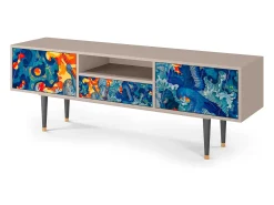 Móvel De Tv* Mueble de TV - 170х59х41 cm - T6 - The Girl - James Jean, Areia Bege
