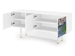 Mueble de TV - 150х69х41 cm - T5 - The water lily pond , Branco^ Móvel De Tv