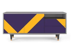 Móvel De Tv* Mueble de TV - 125х56х41 cm - T7 - The Brightest Way, Cinza Cinzento
