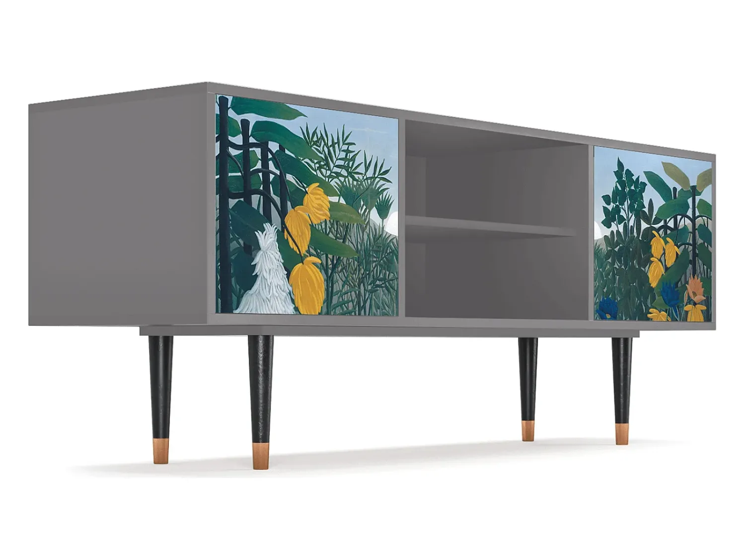 Sale Mueble de TV - 170х69х48 cm - T2 - The Repast of the Lion, Cinza Cinzento