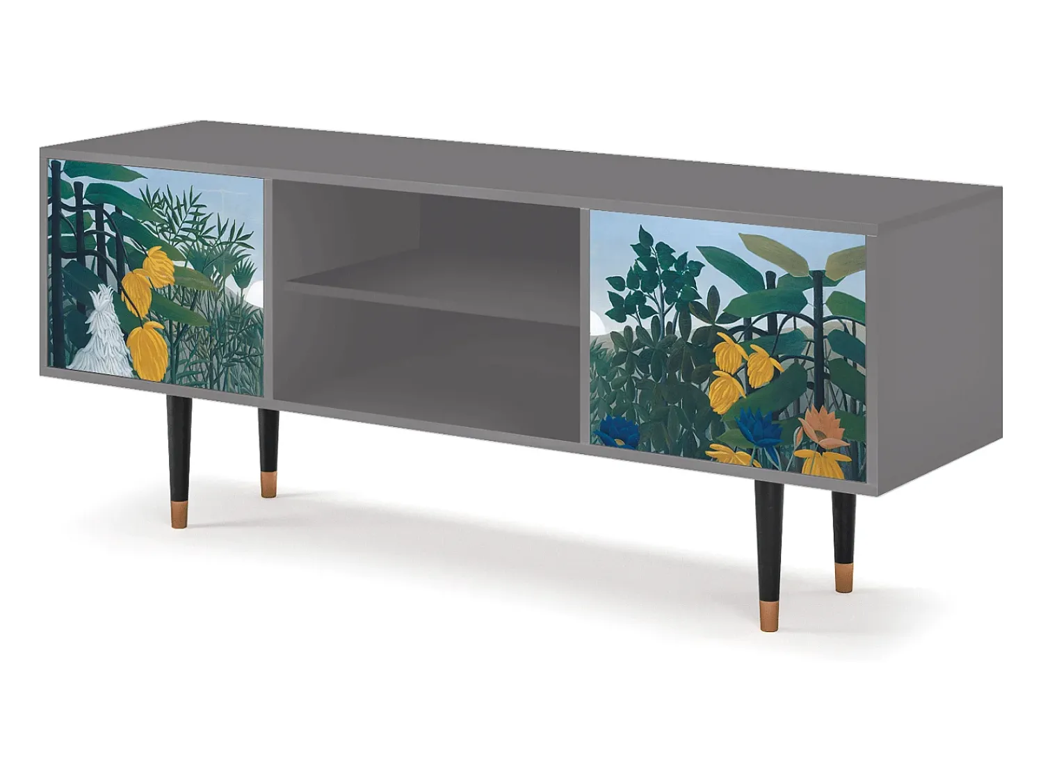 Sale Mueble de TV - 170х69х48 cm - T2 - The Repast of the Lion, Cinza Cinzento