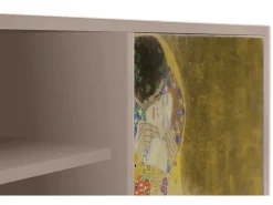 Móvel De Tv* Mueble de TV - 170х69х48 cm - T2 - The Kiss by Klimt , Latte Bege