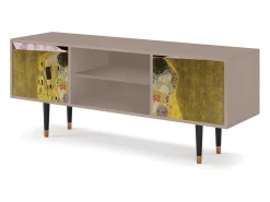 Móvel De Tv* Mueble de TV - 170х69х48 cm - T2 - The Kiss by Klimt , Latte Bege