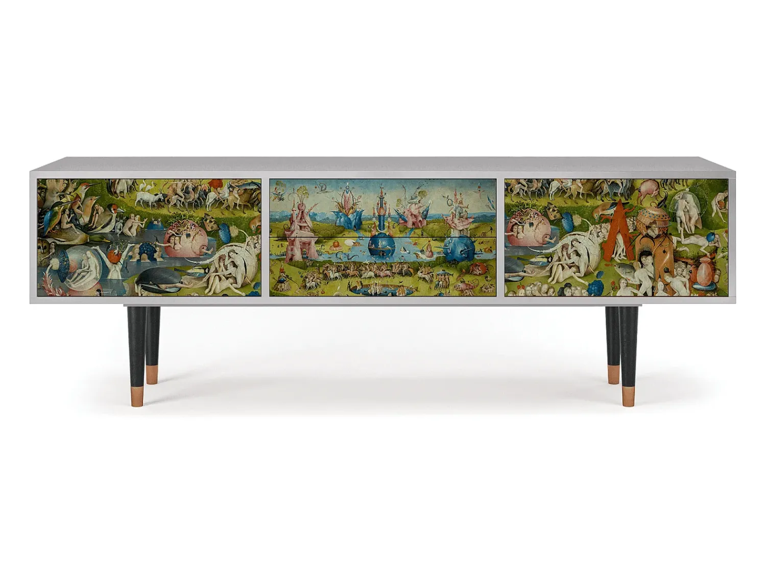 Móvel De Tv| Mueble de TV - 170х59х48 cm - T4 - The Garden 2 by Bosch, Cinza Cinzento