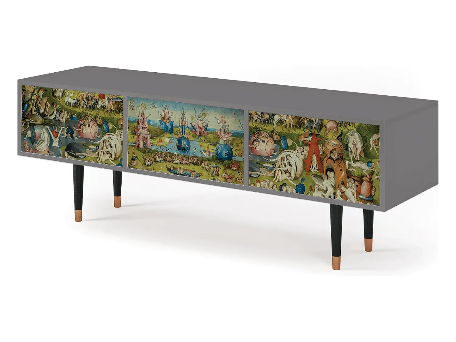 Móvel De Tv| Mueble de TV - 170х59х48 cm - T4 - The Garden 2 by Bosch, Cinza Cinzento