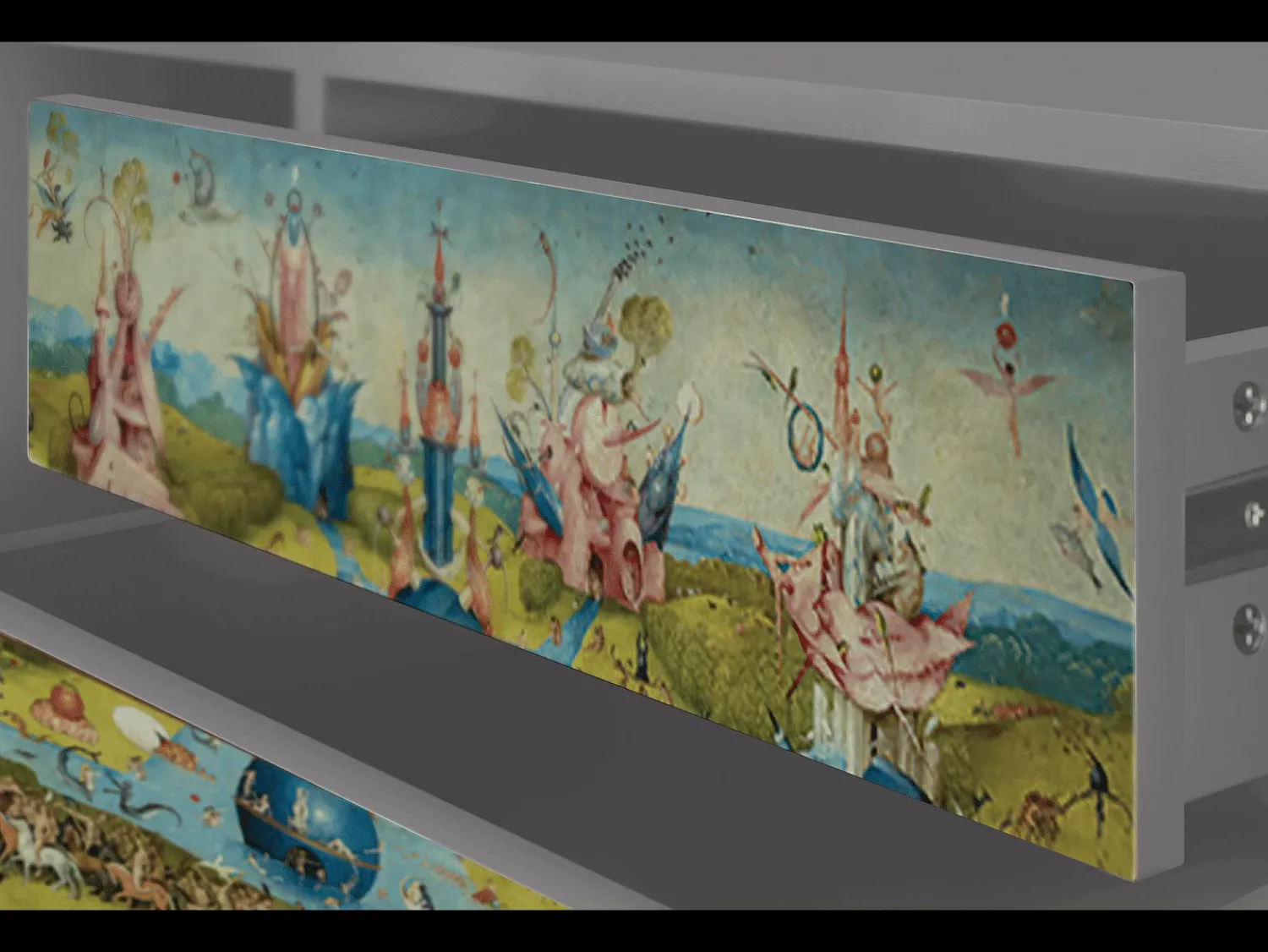 Móvel De Tv| Mueble de TV - 170х59х48 cm - T4 - The Garden 2 by Bosch, Cinza Cinzento