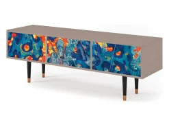 Mueble de TV - 170х59х48 cm - T4 - The Girl - James Jean, Latte^ Móvel De Tv