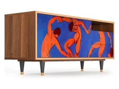 Móvel De Tv| Mueble de TV - 125х56х41 cm - T7 - The Dance by Matisse , Nogueira Castanho