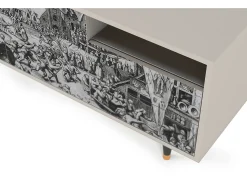 Hot Mueble de TV - 125х56х41 cm - T7 - The Festival of Saint, Areia Bege
