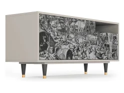 Hot Mueble de TV - 125х56х41 cm - T7 - The Festival of Saint, Areia Bege
