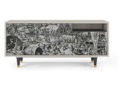 Hot Mueble de TV - 125х56х41 cm - T7 - The Festival of Saint, Areia Bege