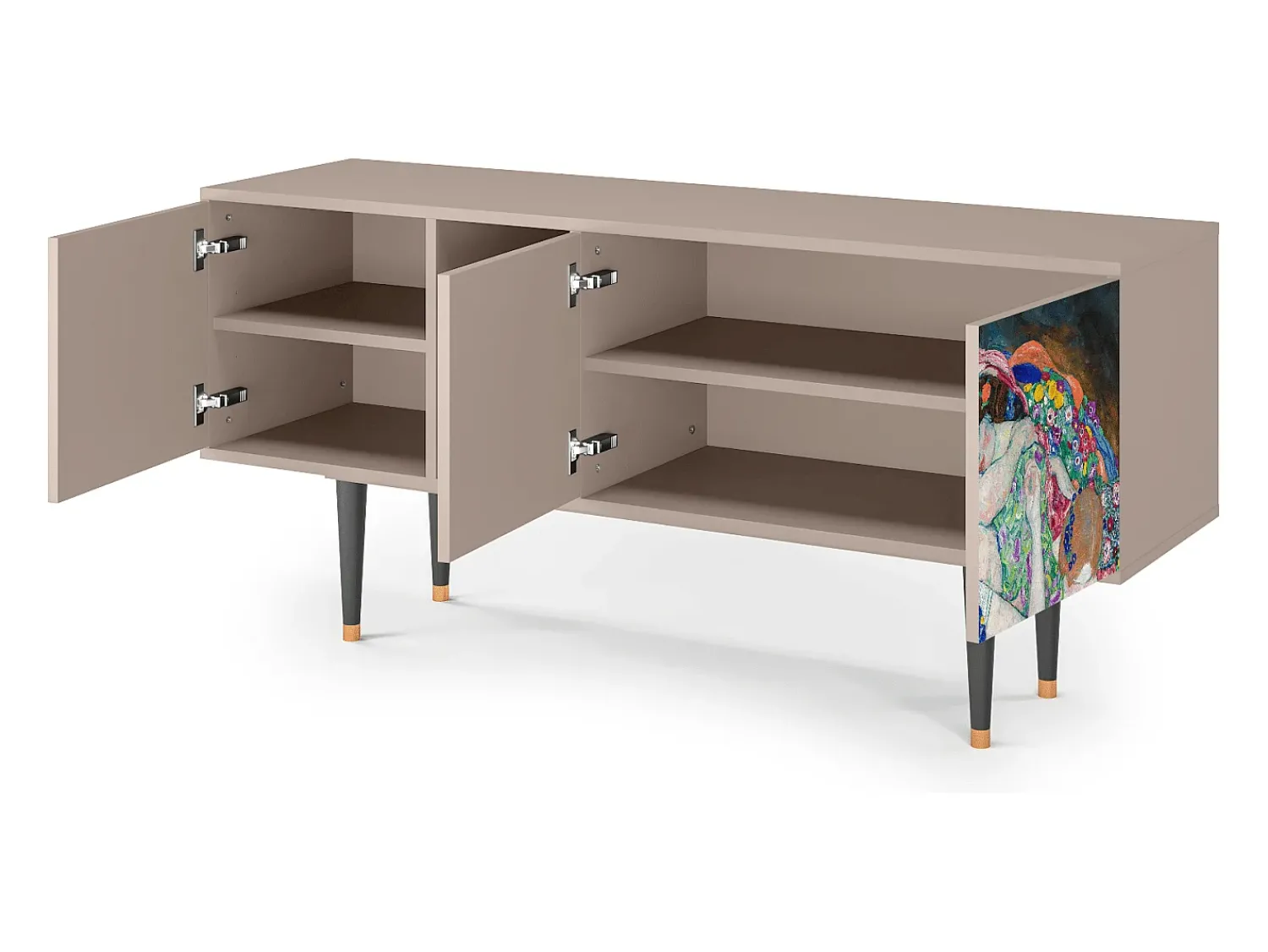 Sale Mueble de TV - 150х69х41 cm - T5 - The Maiden by Klimt, Latte Bege