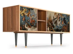 Online Mueble de TV - 150х69х41 cm - T5 - The Fall, Nogueira Castanho
