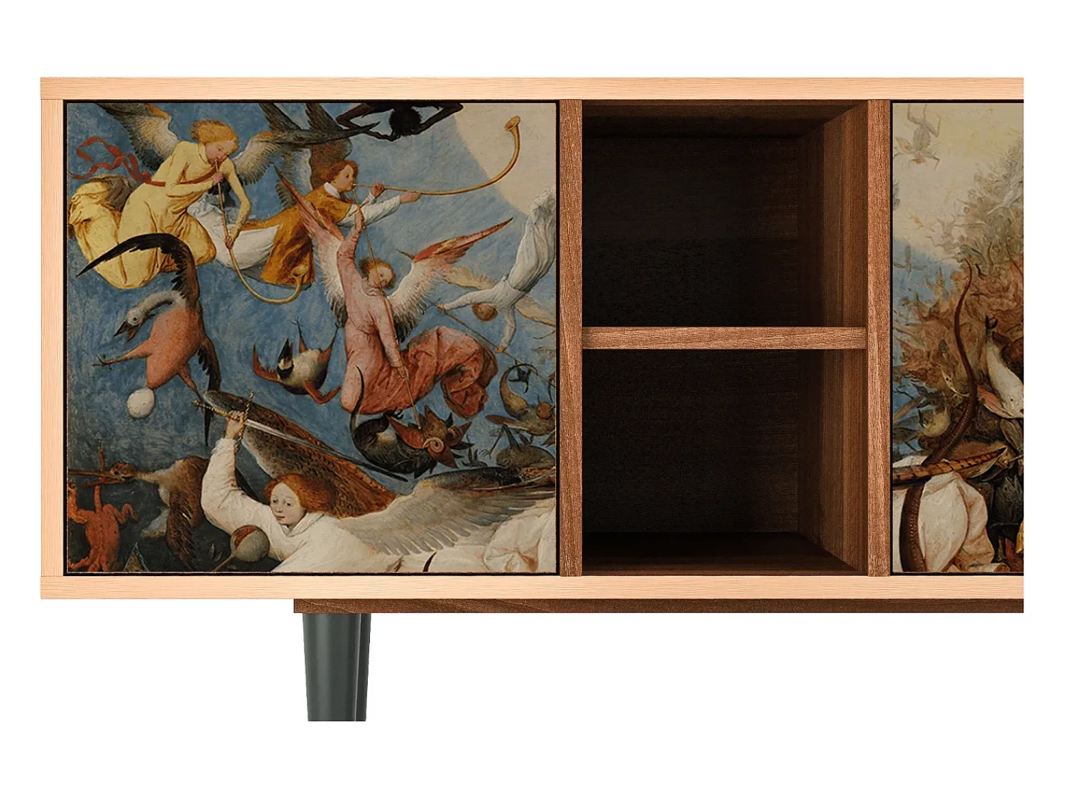 Online Mueble de TV - 150х69х41 cm - T5 - The Fall, Nogueira Castanho