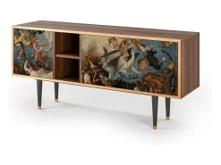 Online Mueble de TV - 150х69х41 cm - T5 - The Fall, Nogueira Castanho
