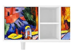 Sale Mueble de TV - 150х69х41 cm - T5 - The Turning Road, Branco Bege