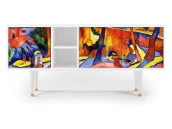 Sale Mueble de TV - 150х69х41 cm - T5 - The Turning Road, Branco Bege