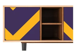 Mueble de TV - 150х69х41 cm - T5 - The Brightest Way, Nogueira^ Móvel De Tv