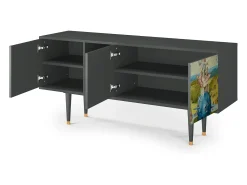 Móvel De Tv* Mueble de TV - 150х69х41 cm - T5 - The Garden 2 by Bosch, Antracite Cinza antracite