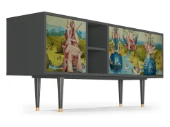 Móvel De Tv* Mueble de TV - 150х69х41 cm - T5 - The Garden 2 by Bosch, Antracite Cinza antracite