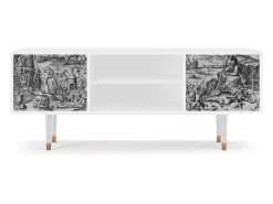 Móvel De Tv* Mueble de TV - 170х69х48 cm - T2 - The Temptation, Branco Bege