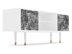 Móvel De Tv* Mueble de TV - 170х69х48 cm - T2 - The Temptation, Branco Bege