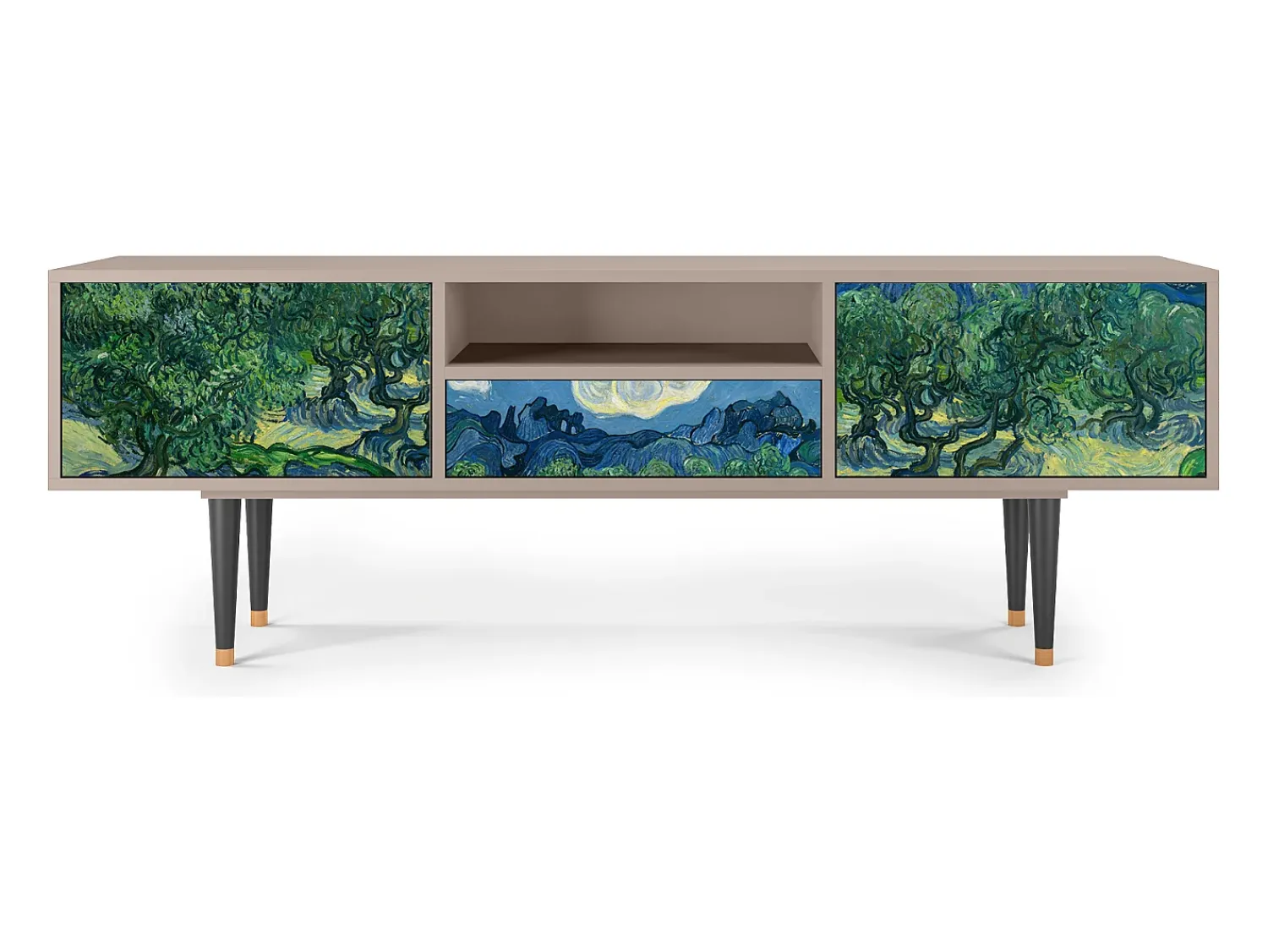 Mueble de TV - 170х59х41 cm - T6 - The Oil Trees, Latte Bege