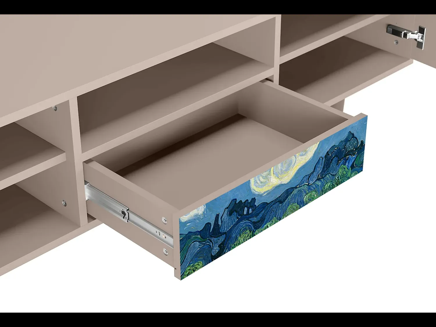Mueble de TV - 170х59х41 cm - T6 - The Oil Trees, Latte Bege