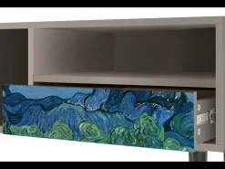 Móvel De Tv* Mueble de TV - 115х59х48 cm - T3 - The Oil Trees, Areia Bege