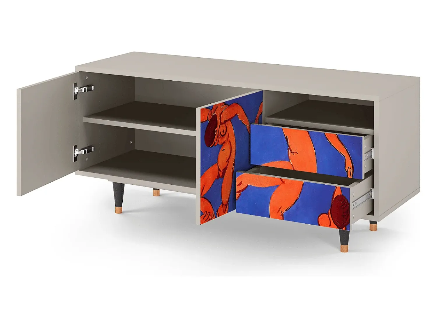 Mueble de TV - 125х56х41 cm - T7 - The Dance by Matisse , Areia^ Móvel De Tv