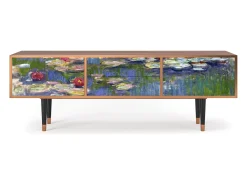 Best Mueble de TV - 170х59х48 cm - T4 - The water lily pond , Nogueira Castanho