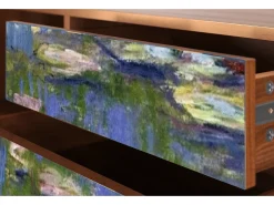 Best Mueble de TV - 170х59х48 cm - T4 - The water lily pond , Nogueira Castanho