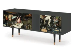 Móvel De Tv* Mueble de TV - 170х69х48 cm - T1 - The Garden 2, Antracite Cinza antracite