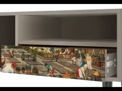 Móvel De Tv| Mueble de TV - 115х59х48 cm - T3 - The Younger - Spring, Areia Bege