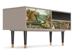 Móvel De Tv| Mueble de TV - 115х59х48 cm - T3 - The Younger - Spring, Areia Bege