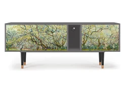 Mueble de TV - 170х69х48 cm - T1 - The Branco Orchard, Cinza^ Móvel De Tv